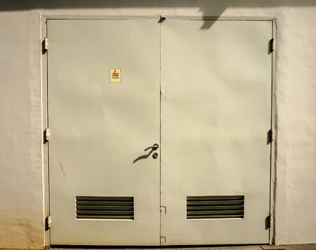 Electricity panel room or generator room photo taken in Semarang Indonesia