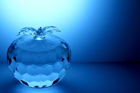 crystal apple の写真素材