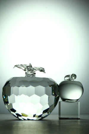 crystal apple の写真素材