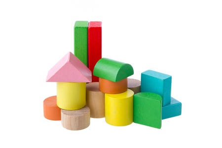 Wooden building blocks 