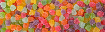 Colorful soft jelly candies 