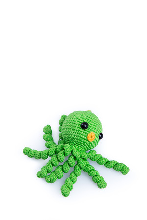 Soft toys isolated on white backgroundの写真素材