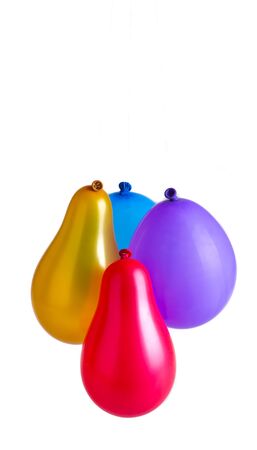 Balloons isolated on white background