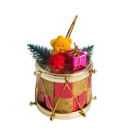 Christmas ornament, isolated on white backgroundの写真素材