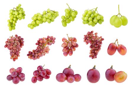 grape isolated on white backgroundの写真素材