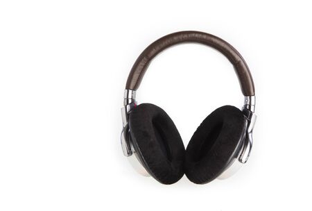 Headphone isolated on whiteの写真素材