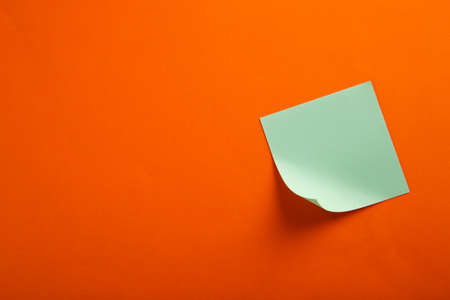 color blank notepad on color backgroundの写真素材