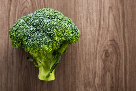 Healthy Green Organic Raw Broccoli Florets