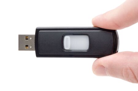 USB Flash Drive on a white