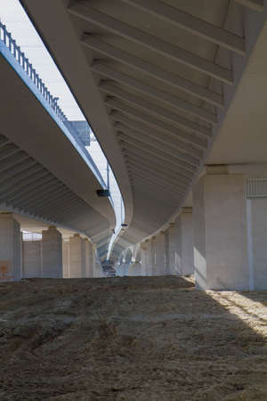 Bridge seen from underneath upwards