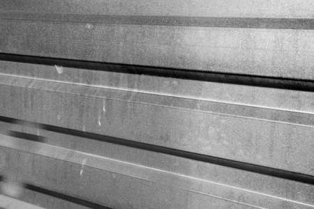 Trapezoidal metal sheet in close up - background or texture