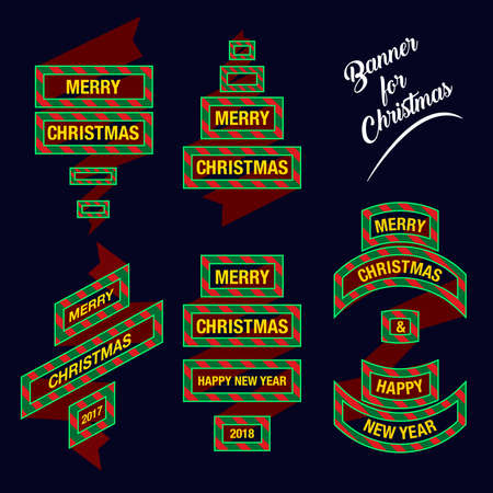 Christmas banner design.のイラスト素材
