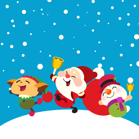 Happy Christmas design idea.のイラスト素材