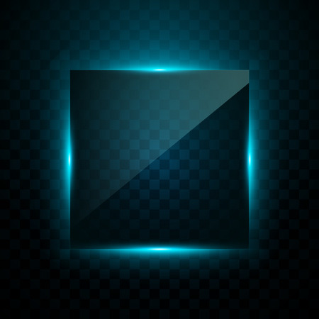 Square Blue light effectのイラスト素材