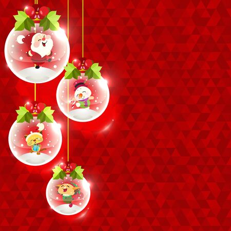 Christmas background designのイラスト素材