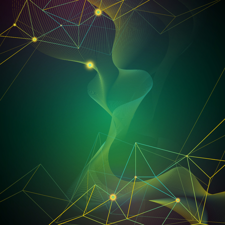 Science technology backgroundのイラスト素材