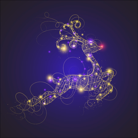 Rudolf background designのイラスト素材