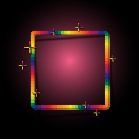 Square  banner design. Blank space square.のイラスト素材