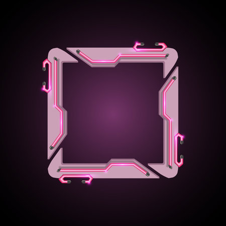 Square  banner design. Blank space square.のイラスト素材