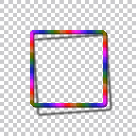 Square banner design. Square blank space.のイラスト素材