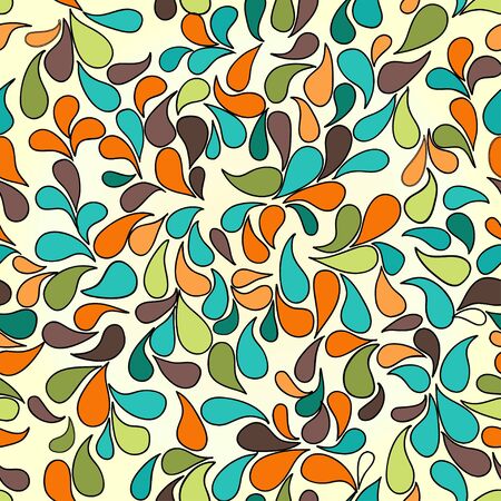 abstract background with color splashes  and beige backgroundのイラスト素材