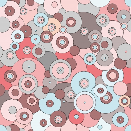 seamless pattern with color confetti in a retro styleのイラスト素材
