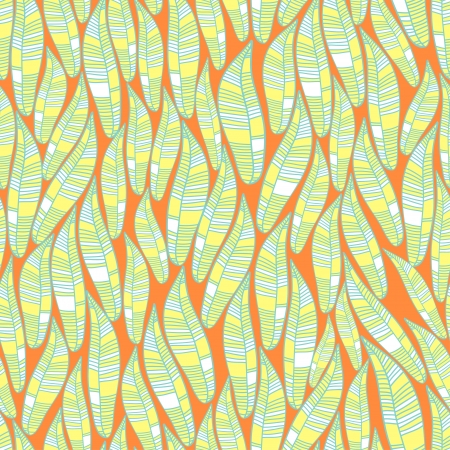seamless pattern with falling leavesのイラスト素材