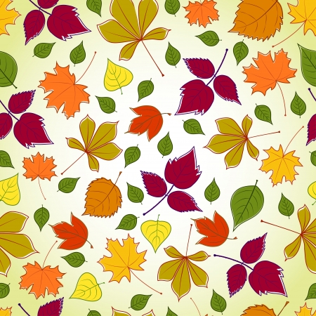 seamless pattern with violet leavesのイラスト素材