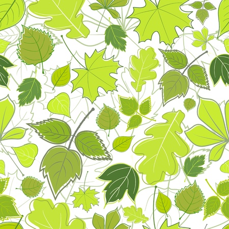seamless background with green sheetのイラスト素材