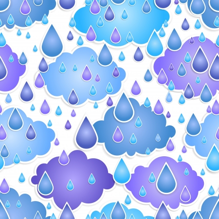 seamless background  with  drops of a rainのイラスト素材