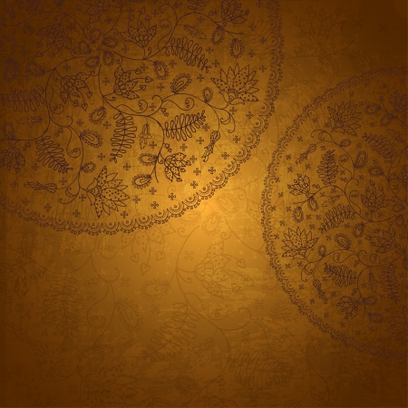 old gold background  in vintage styleのイラスト素材
