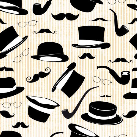 Vintage design seamless backgroundのイラスト素材