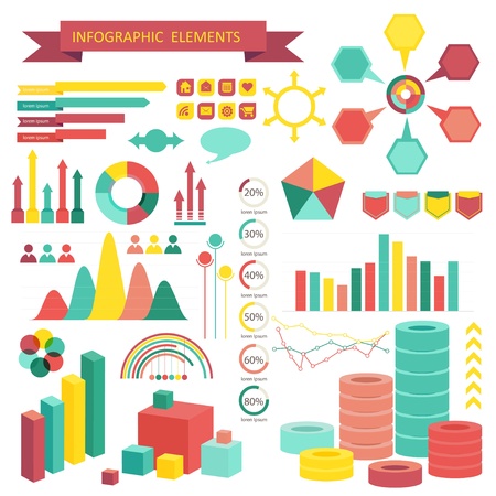 info graphics vector elements.のイラスト素材