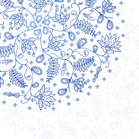 blue lace backgroundのイラスト素材