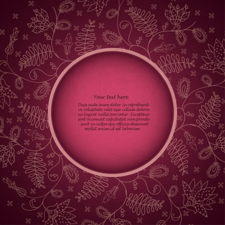 pink flower background for the textのイラスト素材