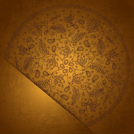 gold background for your messageのイラスト素材