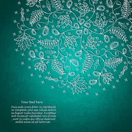 cut out from paper flowers backgroundのイラスト素材