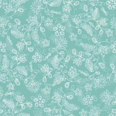 seamless flower blue backgroundのイラスト素材