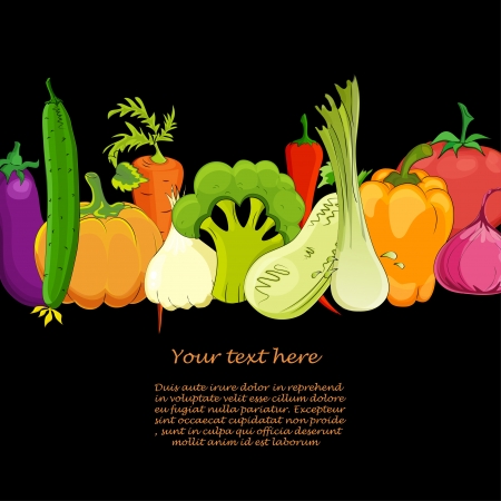 food   background vector illustrationのイラスト素材