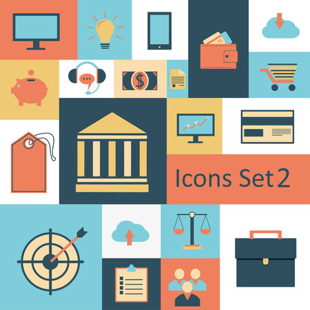 Universal Outline Icons For Web and Mobileのイラスト素材