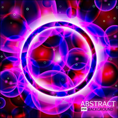 Abstract background. Rose,violet,blue and red cells. Scienceのイラスト素材