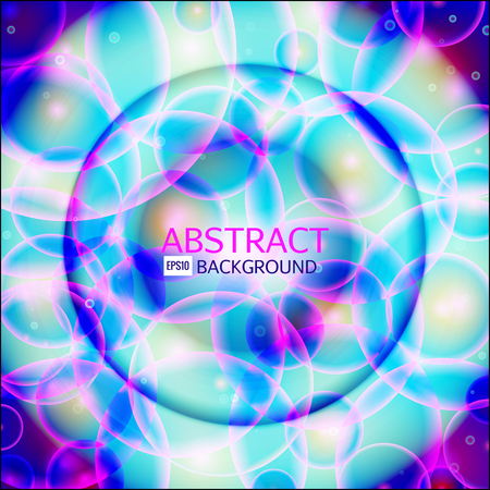 Shining circle banner. Glowing spiral. Vector illustration. Pink, purple, blue white colors abstract backgroundのイラスト素材