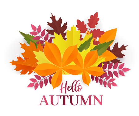 Autumn festival pattern.のイラスト素材