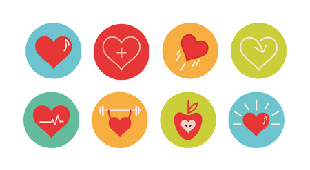 Healthy Hearts Collectionのイラスト素材