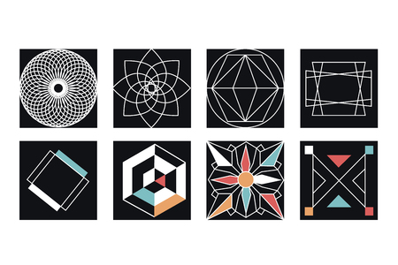 Geometric Symbols Collectionのイラスト素材