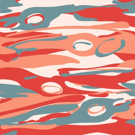 Expressive vector illustration with abstract brush strokes.のイラスト素材