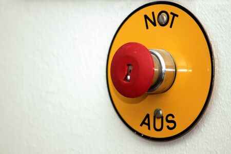 Not - Aus Schalterの写真素材