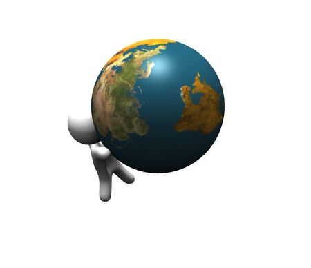 world guy 3dの写真素材