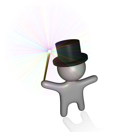 3d magicianの写真素材