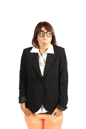 funny girlの写真素材